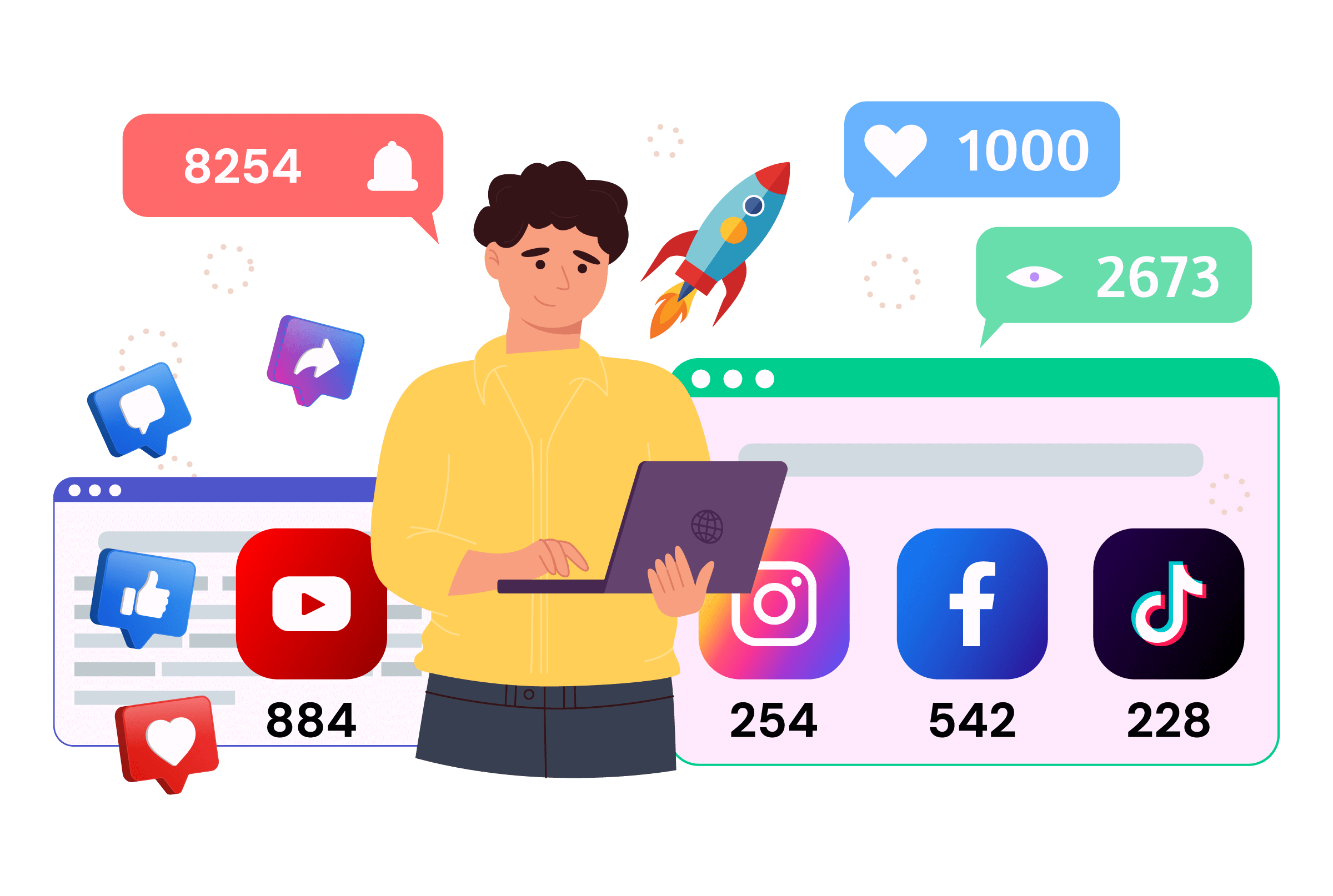 Black Social Media Growth – Instagram, TikTok, YouTube & Facebook Engagement